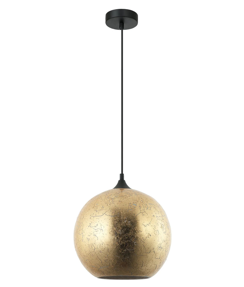 CLA ROCHE: Interior Wine Glass Shape Matte Gold / Chrome Glass Pendant Lights