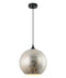 CLA ROCHE: Interior Wine Glass Shape Matte Gold / Chrome Glass Pendant Lights