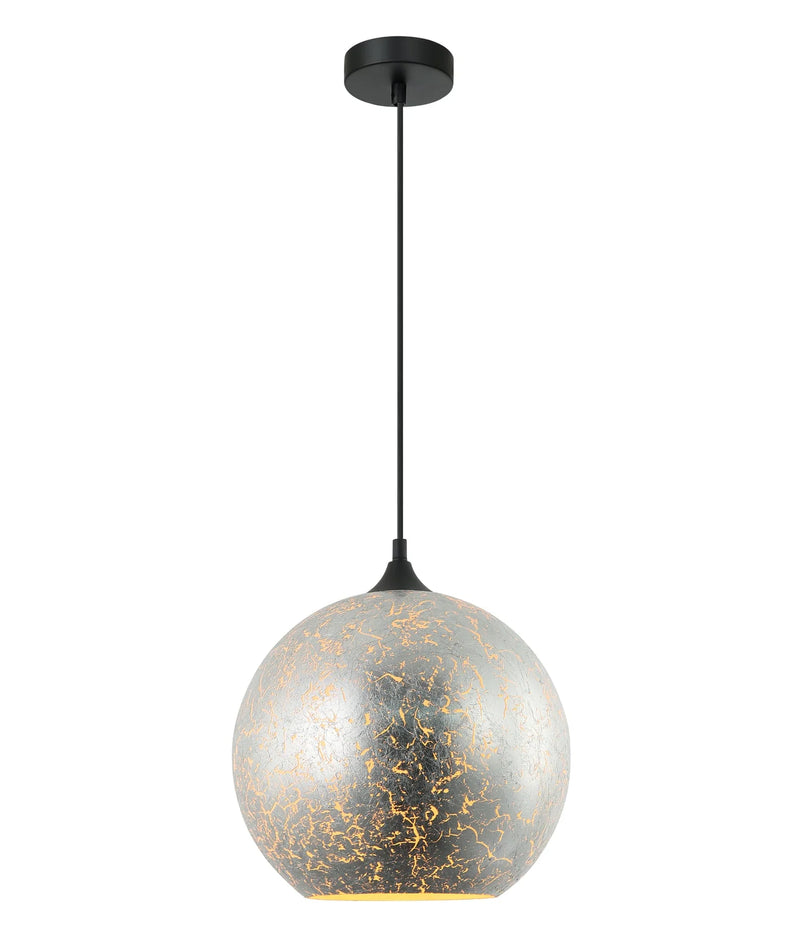 CLA ROCHE: Interior Wine Glass Shape Matte Gold / Chrome Glass Pendant Lights