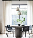 CLA ROCHE: Interior Wine Glass Shape Matte Gold / Chrome Glass Pendant Lights