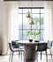CLA ROCHE: Interior Wine Glass Shape Matte Gold / Chrome Glass Pendant Lights