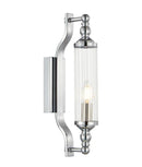 CLA RODILLO: Interior Tubular Clear Glass Wall Lights