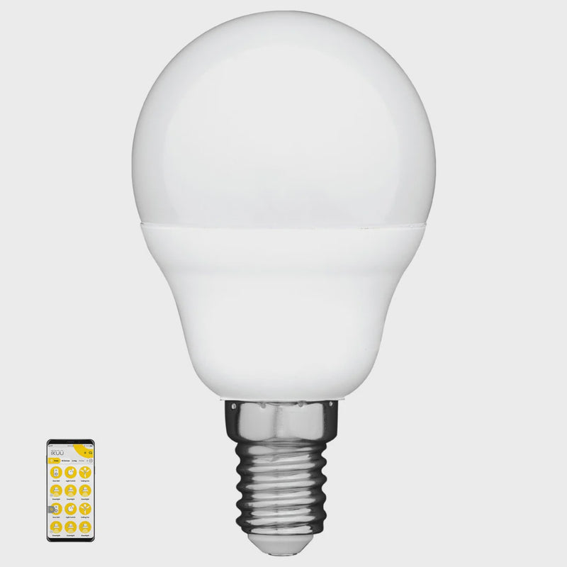 Mercator Fancy Round Ikuü Smart Zigbee E14 LED Globe (S9E14LED13-ZB)