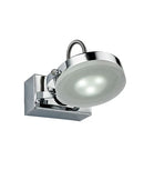 CLA SEATTLE: City Series LED Interior Single Adjustable Chrome Wall Light