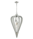 CLA SENORITA: Rustic Medium Tuscan Coffee Cherry / Winter Moss Wood Pendant Lights