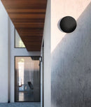 CLA SHADOWTRI: Exterior LED Tri-CCT Round Backlit Wall Lights IP65 & IK08 (Diam: 250mm)