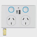 Mercator Ikuü Smart Zigbee Touch Control Double Power Point With USB A+C (SPPUSB02GC-ZB)