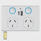 Mercator Ikuü Smart Zigbee Touch Control Double Power Point With USB A+C (SPPUSB02GC-ZB)