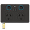 Mercator  Ikuü Smart Zigbee Double Power Point With USB Dual A (SPPUSB02GMBK)