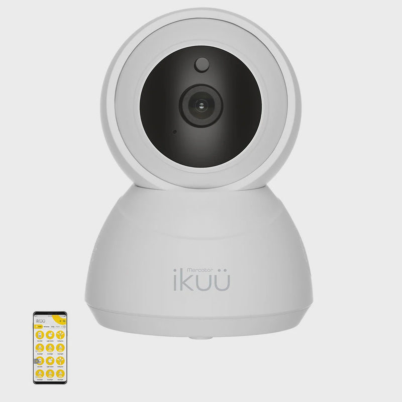 Mercator Ikuü Smart Wi-Fi Indoor Pan & Tilt Security Camera (SSC009)