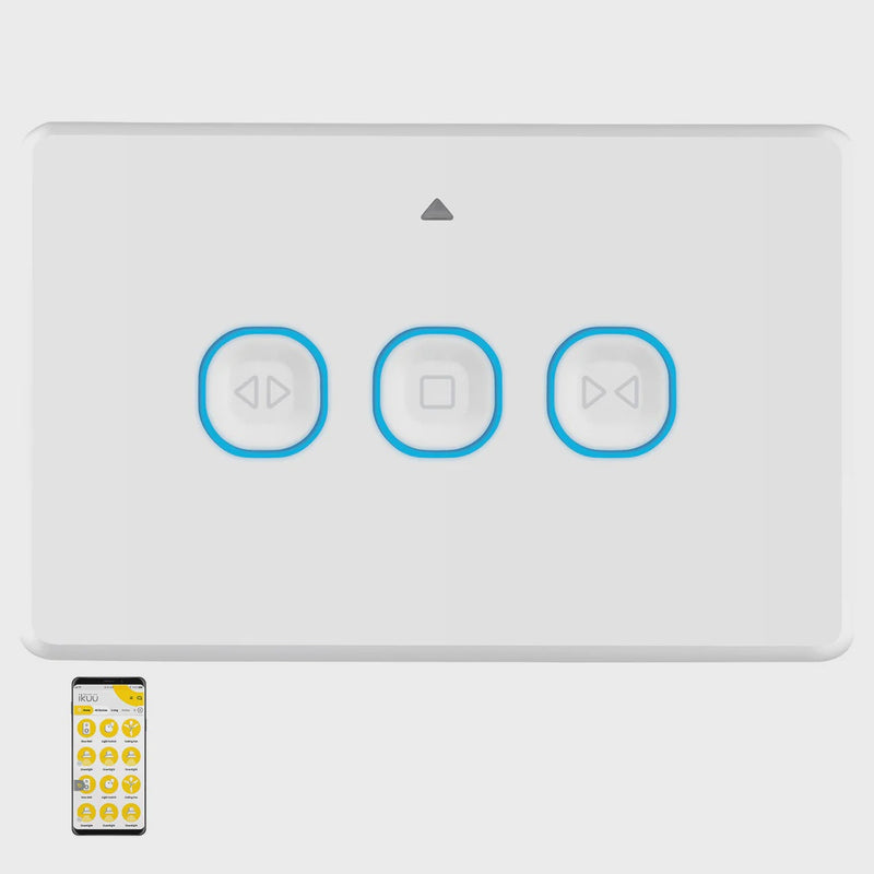 Mercator Ikuü Smart Wi-Fi Curtain & Blinds Switch (SSW01GBC-WIFI)