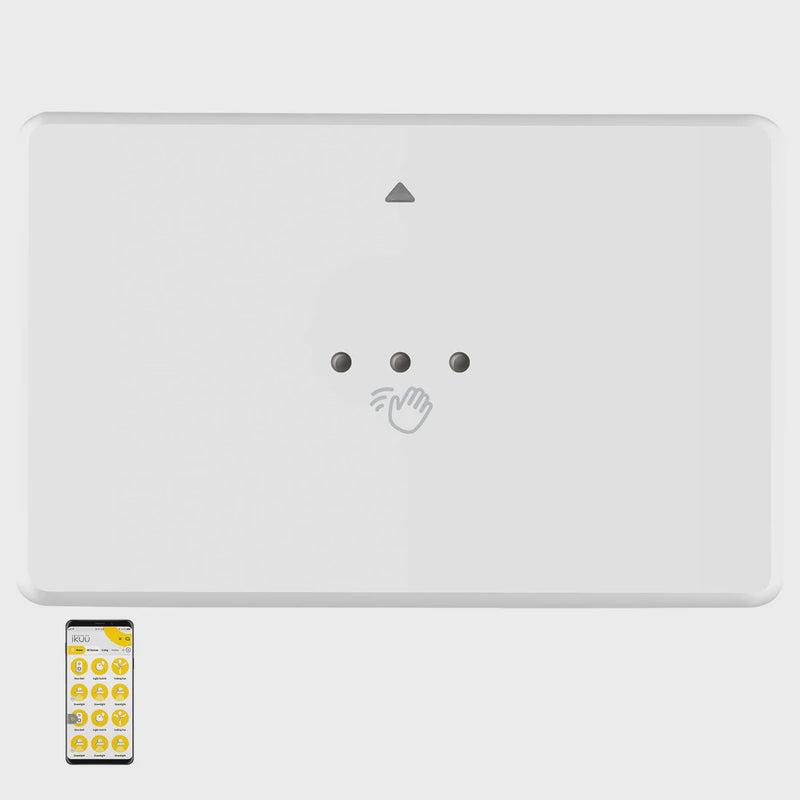 Mercator Ikuü Smart Wi-Fi Single Gang Handwave Switch (SSW01GHW-WIFI)