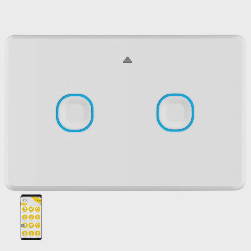 Mercator Ikuü Smart Wi-Fi Double 2-Way Switch (SSW02GX-WIFI)