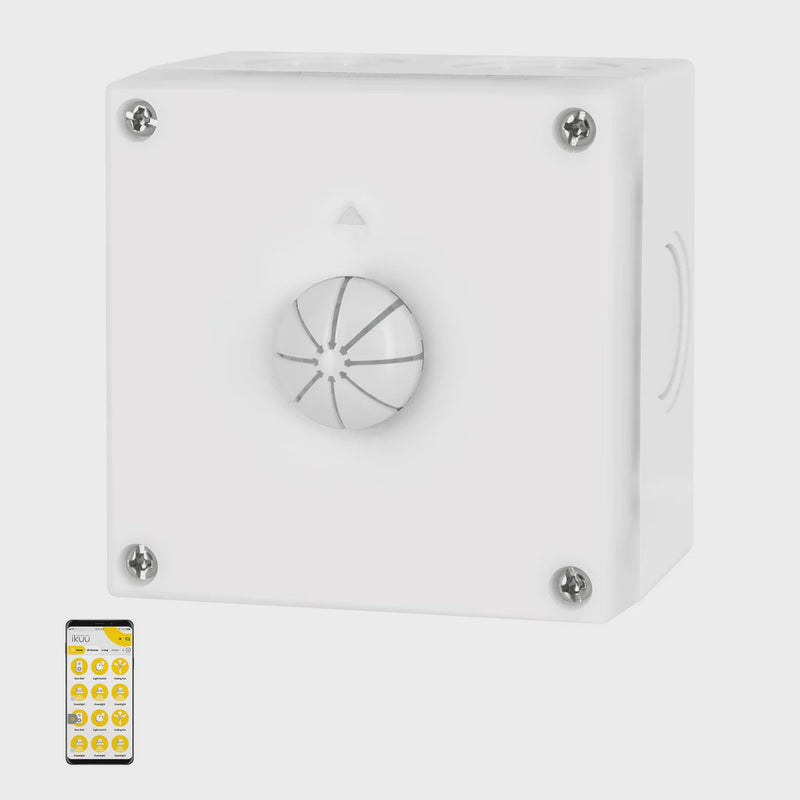 Mercator Ikuü Smart Wi-Fi Lux/Pir Wall Plate with Temperature Sensor (SSWMODPIR-WIFI)