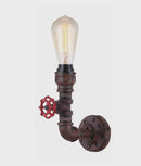 CLA STEAM: Interior Aged Iron 1xPipe Wall Light