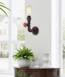 CLA STEAM: Interior Aged Iron 1xPipe Wall Light