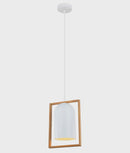 CLA SWING: Oblong Wood Frame Pendant Lights