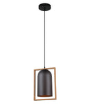 CLA SWING: Oblong Wood Frame Pendant Lights