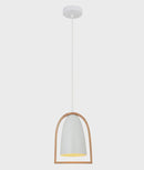 CLA SWING: Ellipse with Wood Frame Pendant Lights