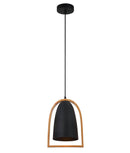 CLA SWING: Ellipse with Wood Frame Pendant Lights
