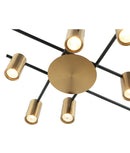 CLA TACHE: Interior Spot Ceiling Lights (with Adjustable Antique Brass Heads) IP20