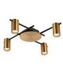 CLA TACHE: Interior Spot Ceiling Lights (with Adjustable Antique Brass Heads) IP20