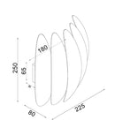 CLA TIJUANA: City Series LED Tri-CCT Interior Curved Dimmable Wall Light