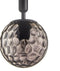 CLA TRATTINO: Interior Bronze Amber /Smokey Black Spherical Glass Multiple Bar Base Pendant Lights X3S