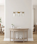 CLA TUFO: Interior White Jar Alabaster with Brass Highlight Wall Light