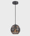 CLA TUILE: Interior Small Embossed Tiled Iron Wine Glass Shape Pendant Lights