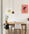 CLA VAINA: Minimalist Scandinavian Interior Small Iron Dome Shape Pendant Lights