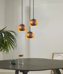 CLA VAINA: Minimalist Scandinavian Interior Small Iron Dome Shape Pendant Lights