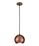 CLA VAINA: Minimalist Scandinavian Interior Small Iron Dome Shape Pendant Lights