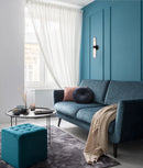 CLA VARA: Interior Tubular Up/Down Opal Glass Wall Lights