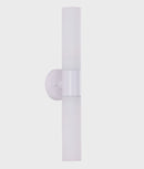 CLA VARA: Interior Tubular Up/Down Opal Glass Wall Lights