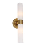 CLA VARA: Interior Tubular Up/Down Opal Glass Wall Lights