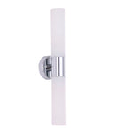 CLA VARA: Interior Tubular Up/Down Opal Glass Wall Lights