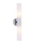 CLA VARA: Interior Tubular Up/Down Opal Glass Wall Lights