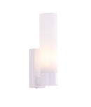 CLA VARA: Interior Tubular Up Opal Glass Wall Lights