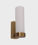 CLA VARA: Interior Tubular Up Opal Glass Wall Lights