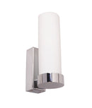 CLA VARA: Interior Tubular Up Opal Glass Wall Lights