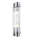 CLA VARILLAS: Interior Up/Down Clear Glass Rod Wall Lights