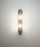 CLA VARILLAS: Interior Up/Down Clear Glass Rod Wall Lights