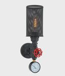CLA VENETO: Industrial Aged Iron Decorative Wall Light Single