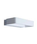 CLA VENICE: City Series LED Interior Matte White Rectangular Up/Down Wall Light