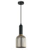 CLA VINTAJ: Retro Interior Ellipse Shape Ribbed Glass Pendant Lights