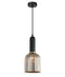 CLA VINTAJ: Retro Interior Ellipse Shape Ribbed Glass Pendant Lights