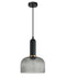 CLA VINTAJ: Retro Interior Dome Shape Ribbed Glass Pendant Lights