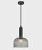 CLA VINTAJ: Retro Interior Dome Shape Ribbed Glass Pendant Lights