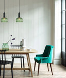 CLA VINTAJ: Retro Interior Dome Shape Ribbed Glass Pendant Lights